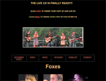 Tablet Screenshot of foxesandfossils.com